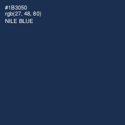 #1B3050 - Nile Blue Color Image